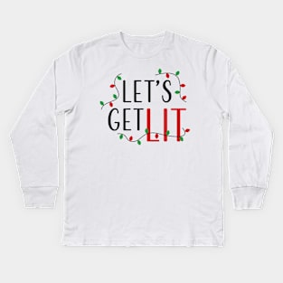 merry christmas Kids Long Sleeve T-Shirt